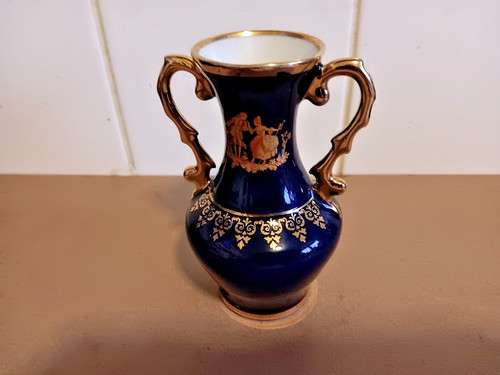 Limoges cobalt blue - cobalt, and