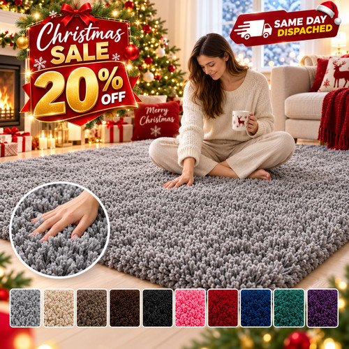 Extra large thick shaggy - large, rugs