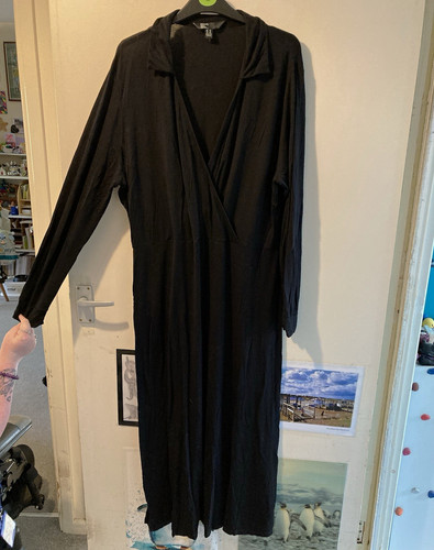 Black long sleeve - maxi, dress