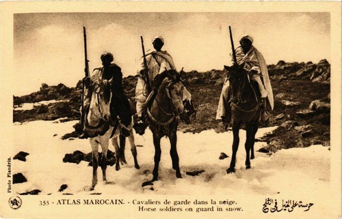 Old postcard morocco atlas - old, ak