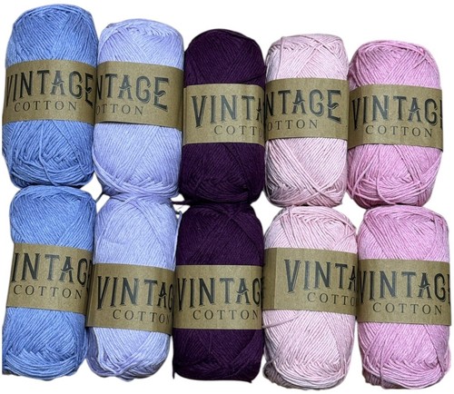 Vintage cotton yarn - vintage, dk