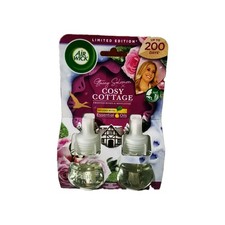 Airwick Cosy Cottage Frosted Roses & Mistletoe Plug In Refill 2x19ml - 200days