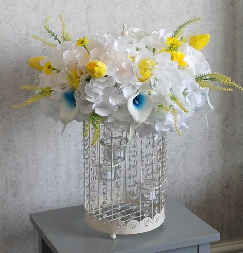 Large birdcage with - large, lights