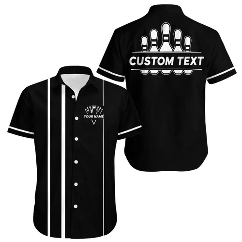 Personalized bowling shirt - personalized,