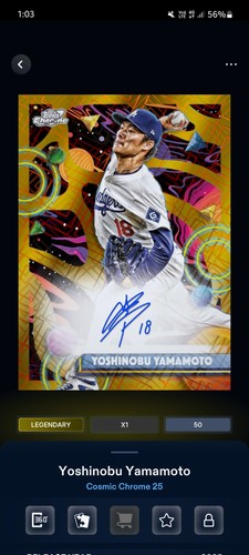 Topps bunt cosmic - cosmic, yoshinobu