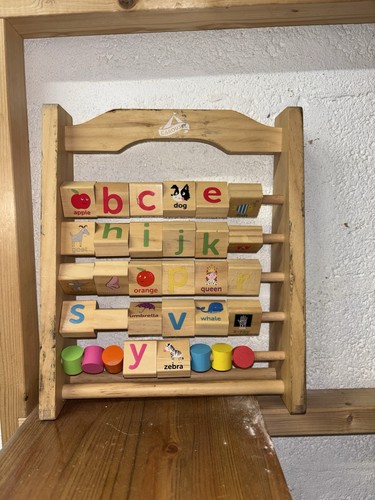 Carousel wooden alphabet - wooden,