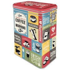 Retro Coffee Tin, 1.3 L