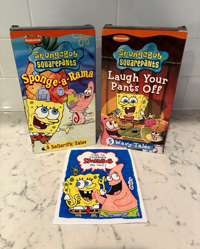 Spongebob squarepants vhs - spongebob,