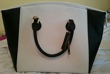 House of fraser casa di borse black / white tote handbag Bnwt two tone Shoulder 