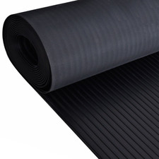 Wide Ribbed Rubber Roll