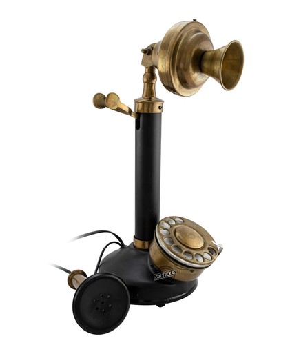 Vintage candlestick phone - candlestick,