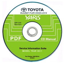 Toyota Yaris 2012-2014 Workshop Manual Workshop Manual