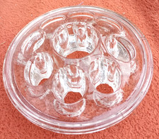 Vintage Clear Glass  Chunky