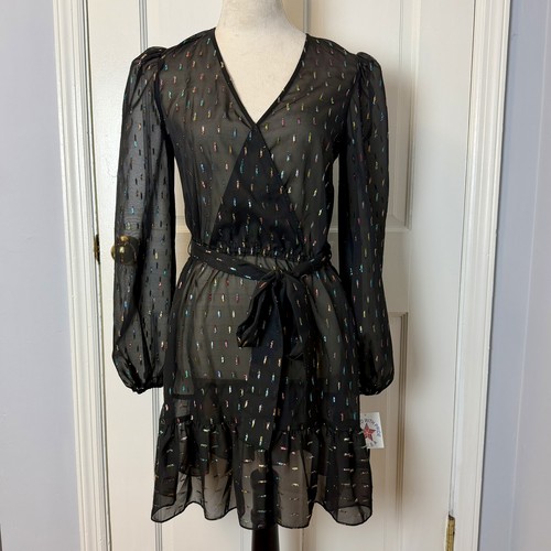 Nwt betsy adam sheer - betsy, black