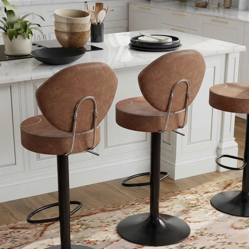 Chic brown faux leather - chic,