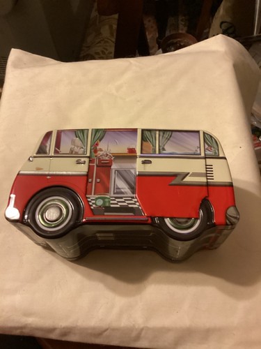 Red camper van tin - camper, by