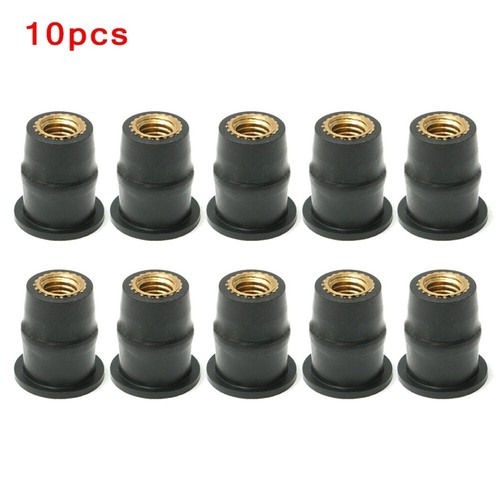 Rubber well nuts 10pcs - rubber,