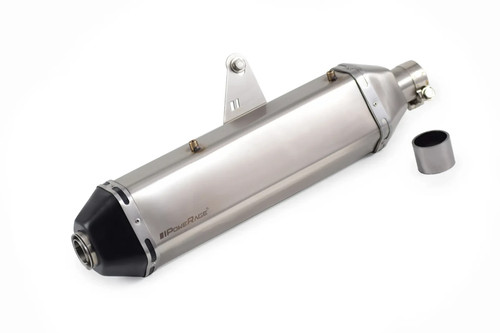 Slip exhaust fit - slip-on, (silver)