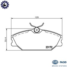 BRAKE PAD SET DISC BRAKE 8DB