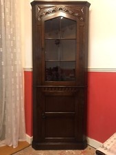 dark wood corner tv unit, used in good condition 