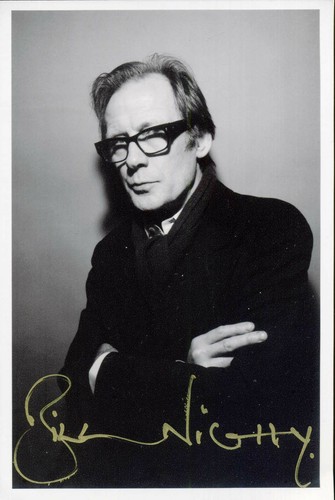 Bill nighy signed photograph - bill,