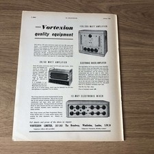 GRAM180 MAGAZINE ADVERT 11X8 VORTEXION ELECTRONIC MIXER