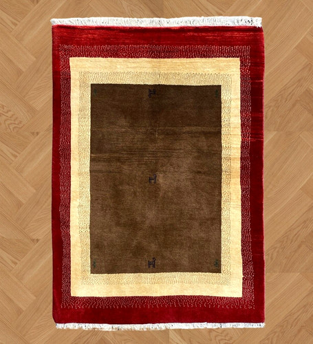 Fine wool gabbeh rug hand - gabbeh,