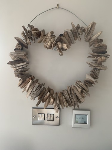 Rustic driftwood heart shaped - heart,