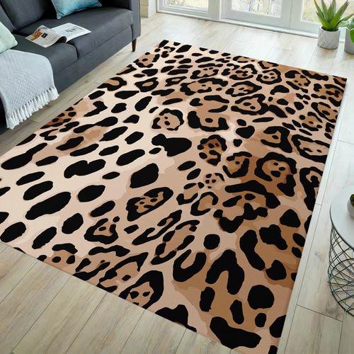 Leopard rug pattern - rug,,