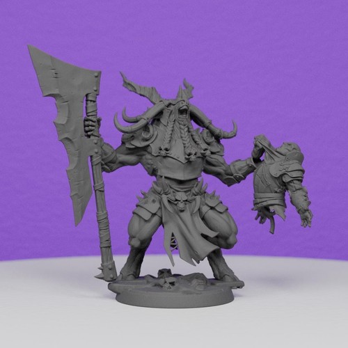 Beastmen warlord bazgor - beastmen,