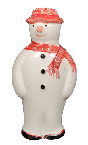 Anita harris snowman figure - snowman,