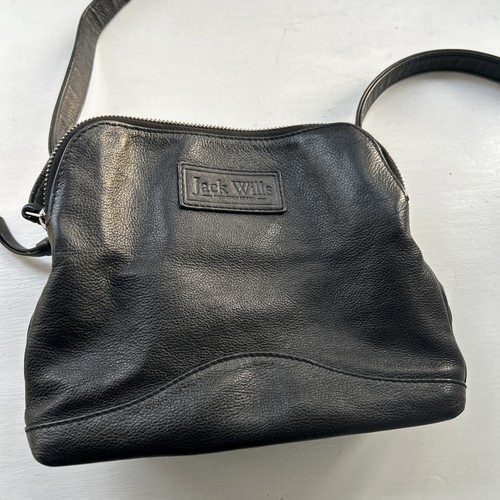Jack wills black leather - jack,