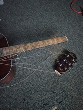 Fender CD-60S MAH Solid Top Mahogany Acoustic Guitar broken