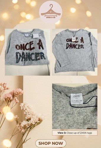 Nwt zara kids girls grey - nwt,