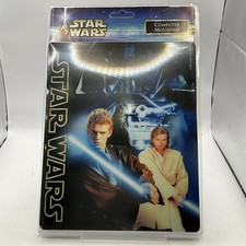 Star Wars Attack of the Clones Anakin ObiWan Mousepad 2002 Sealed MPC