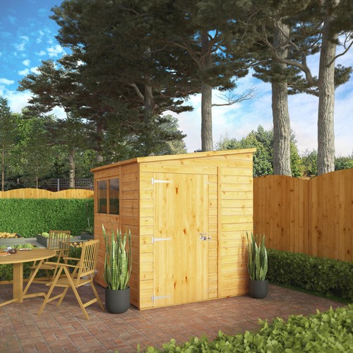 Wooden garden shed - x,