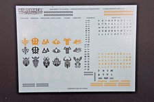 Warhammer The Old World Dwarfen Mountain Holds Transfer Sheet NEW