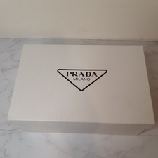 PRADA Milano White Empty Shoes