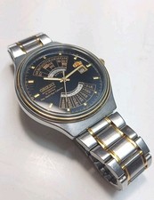 Vintage RARE ORIENT NEW MULTI-YEAR CALENDAR Watch Fully Working Nice Condition 