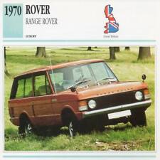 1970 ROVER RANGE ROVER Classic Car Photograph / Information Maxi Card