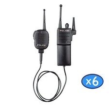 Police Radio Set Bulk Pack 6