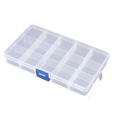 15 Compartment Storage Box Jewellery Making Beads Case Container Plastic