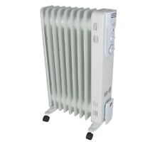Electric Radiator Oil CYBL20-9 White Portable 3 Heat Settings 2000W 220-240V
