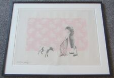 Signed Charming Baker "Matador Saturday" Screen Print c 2011, Mounted & Framed