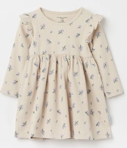Polarn pyret floral ribbed - o,