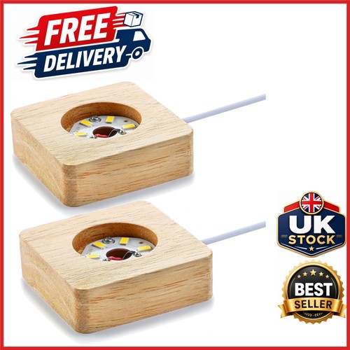 Wooden led light bases for - 2,