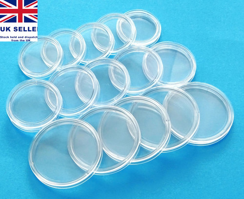 Clear coin capsules - coin,