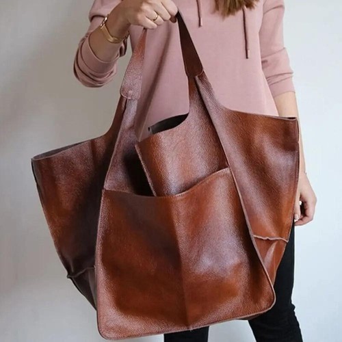 Women large capacity soft - capacity, pu