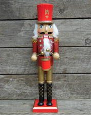 Luxury 38cm The Nutcracker Wooden Soldier Drummer Christmas Festive Decor #3