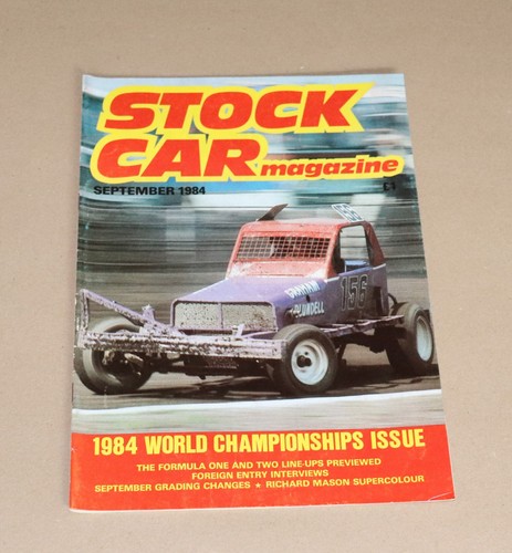 Stock car magazine september - car,